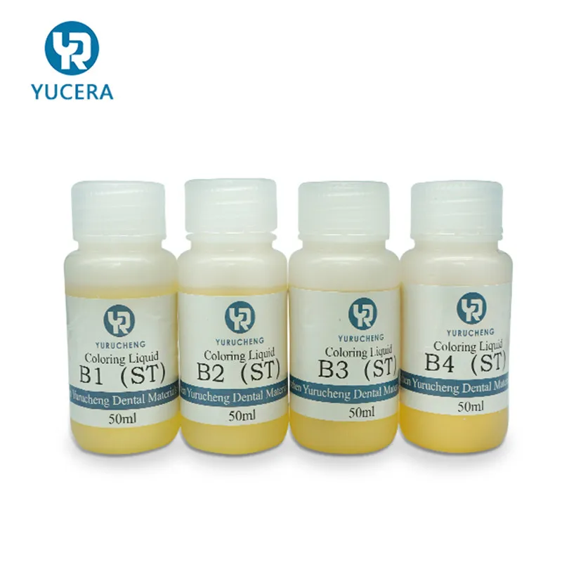 Yucera-consumibles dentales ST BL, Base de agua, circonita en blanco, líquido colorante, 16 tonos