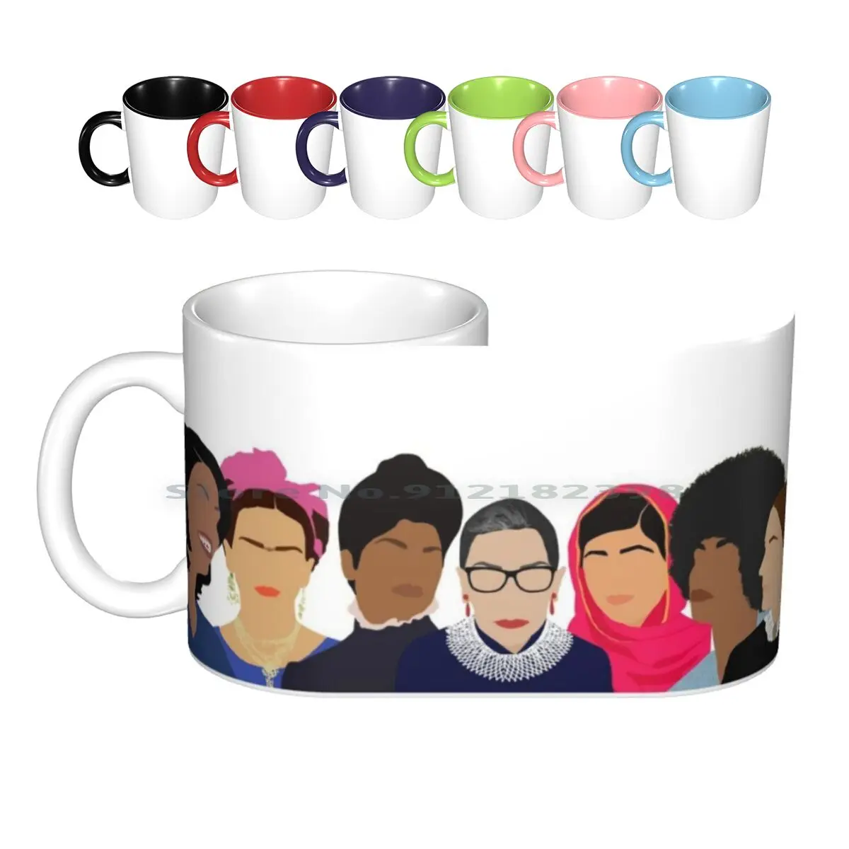 Feminist Girl Gang-Squad Goals Ceramic Mugs Coffee Cups Milk Tea Mug Squad Goals Girl Gang Feminist Rbg Notorious Ruth Bader