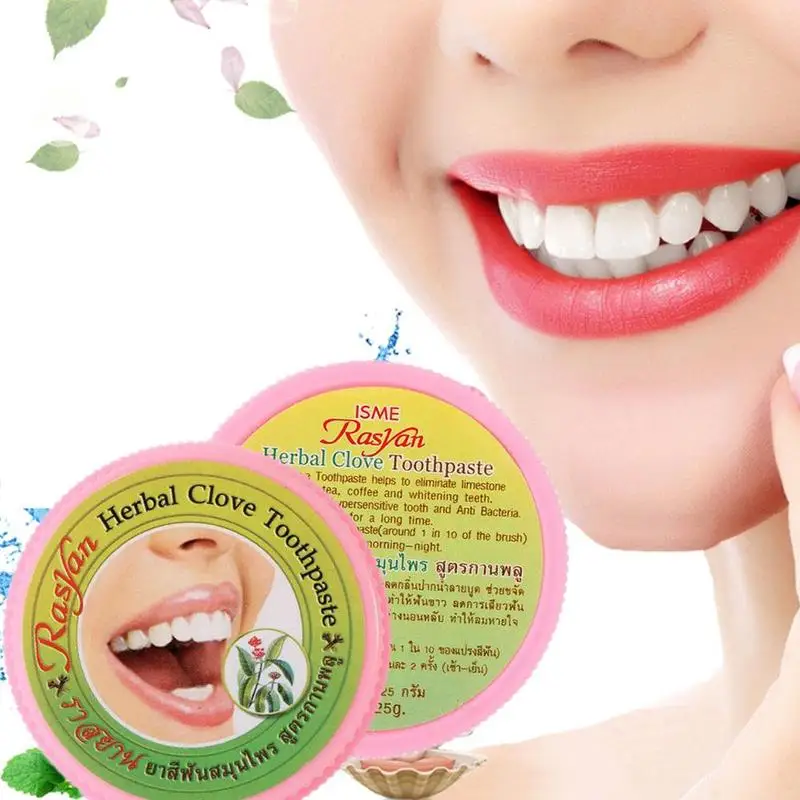 Natural Herbal Clove Thailand Toothpaste Tooth Whitening Toothpaste Dentifrice Antibacterial Tooth Paste Mint Clean Care