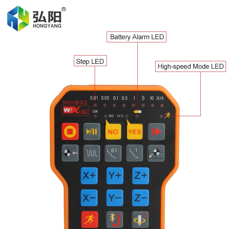 Ncstudio Wireless Remote Control Handle NC Studio USB DSP CNC Milling Machine Engraving Machine XHC WHB02 Handle