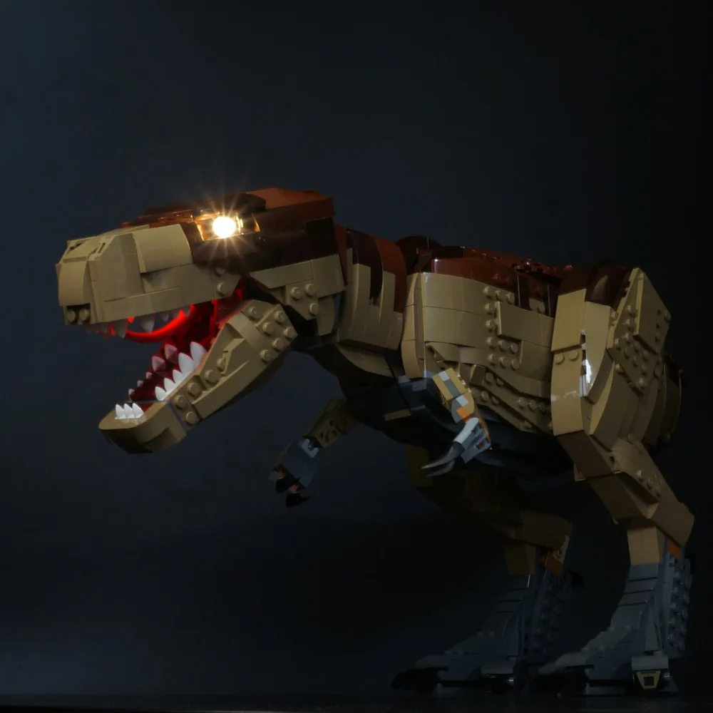 Kyglaring LED Light Kit For 75936 Jurassic World T. rex Rampage (only light included) dinosaur park