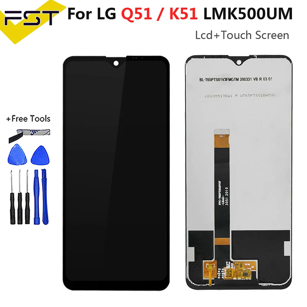 

For LG Q51 LCD Display Touch Screen Digitizer Assembly For LG K51 LCD LM-Q510N Display Replacement Repair Parts 6.5"