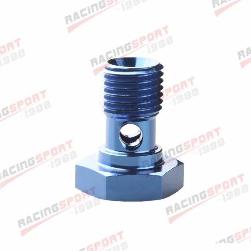 

Banjo Bolt M14 x 1.5 Aluminium Banjo Bolt Brake caliper Adaptor Blue