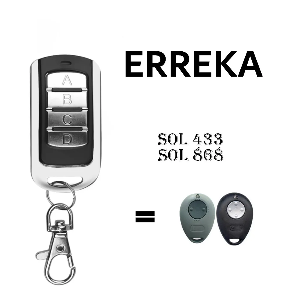ERREKA – rouleau de porte, 433MHZ, 868MHZ, télécommande, duplicateur de code