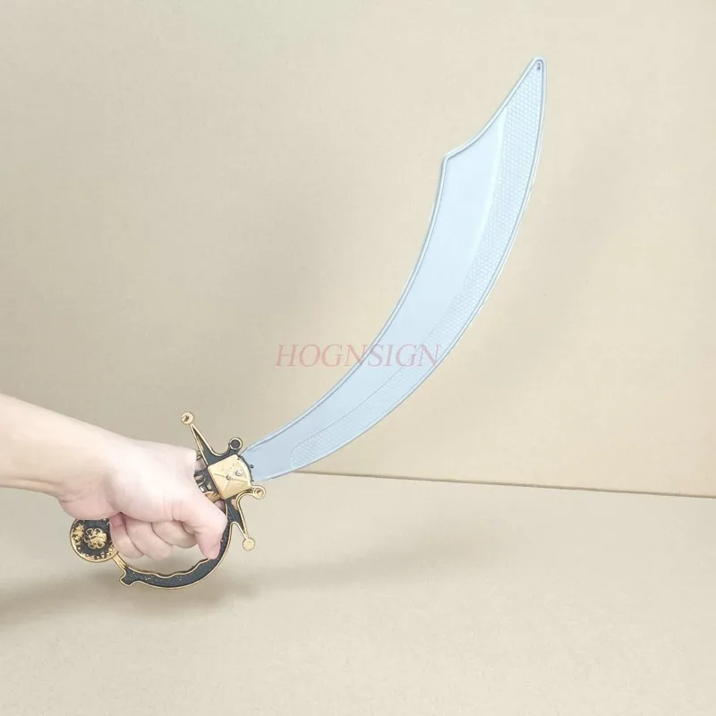 

sword for pirates Toy Swords Halloween Costume Party Props Plastic Sword Toy Pirates Sword Foam Simulation Pirates Sword Kid