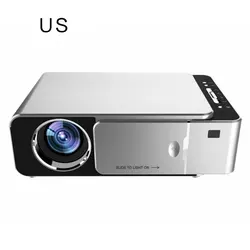 Projecteur Led T6 Full Hd 4K 3500 Lumens, Usb 1080P, compatible HDMI, filaire, WIFI, même écran