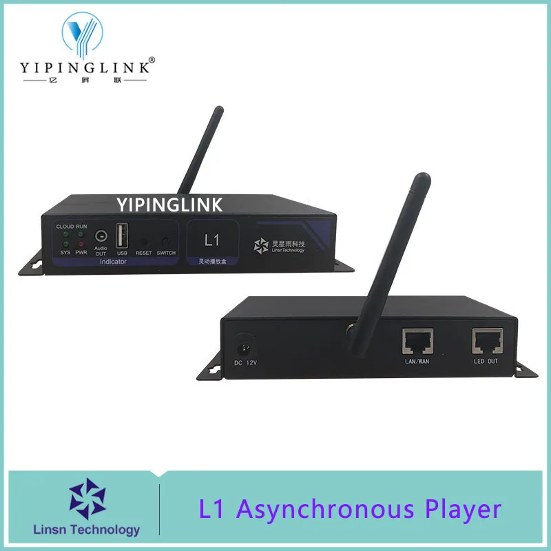 

LINSN L1 Asynchronous offline media player with usb wifi and lan for poster led screen advertising led screen