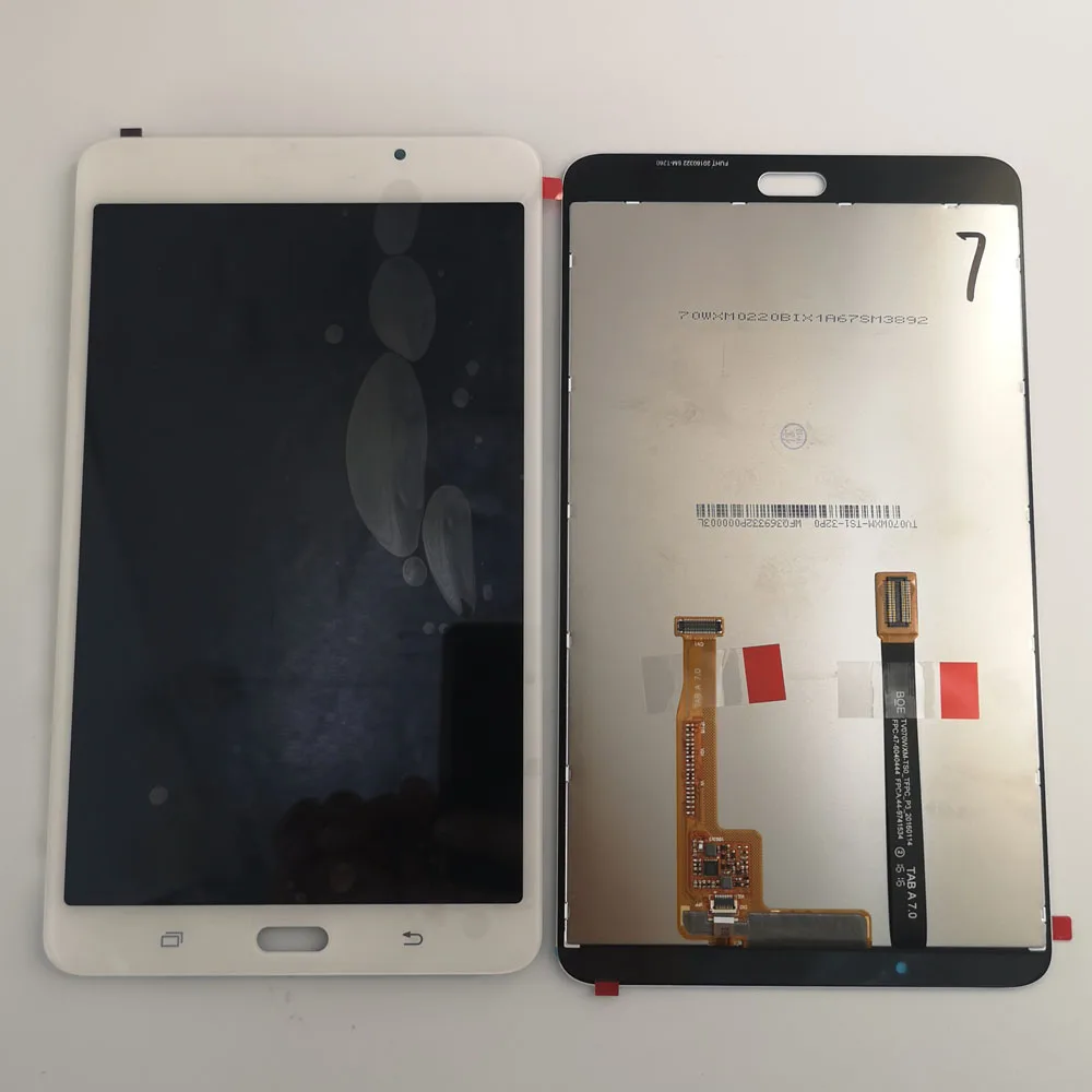 Imagem -01 - para Samsung Galaxy Tab um 7.0 2023 Sm-t280 Sm-t285 T280 T285 Display Lcd Monitor Mais Tela do Painel de Toque Vidro Digitador Assembléia