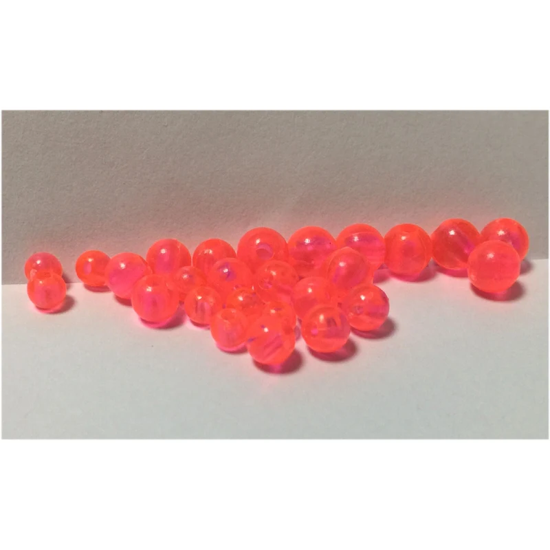 200PCS/Lot 4/5/6mm Premium red Color Round Sinking Beads Fishing Beans Top Grade