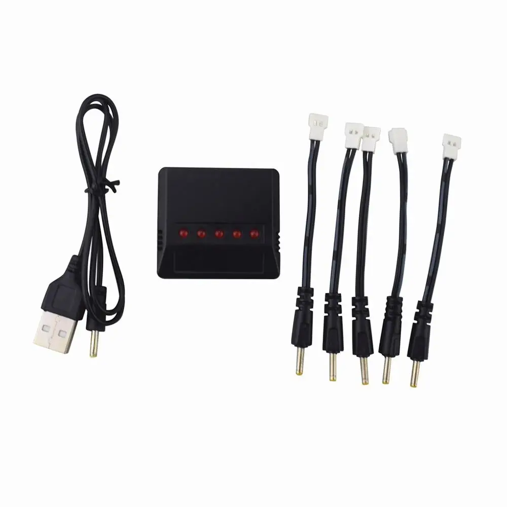 5-in-1 USB Charger For HS160 H47 E56 T47 F188WH F188W H818 LF606 JD-16 D2 SG800 S606 M9 M11 X300C Accessories