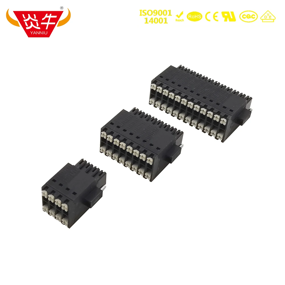 3.5MM 15EDGKNHBM FEMALE DEGSON WEIDMÜLLER B2CF GRID INSTRUMENTATION DOUBLE LAYER CONNECTOR PLUG-IN TERMINAL BLOCK YANNIU