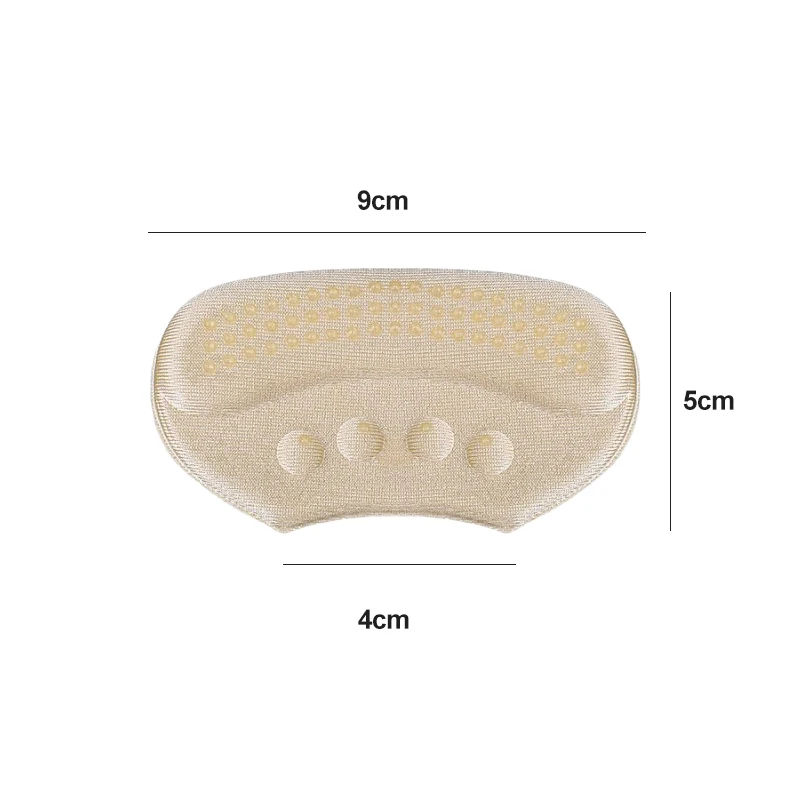 1Pair Soft Foam Insoles High Heel Shoes Pad Heel Feet Stick Foot Pad Cushion Insoles Relieve Pain Anti-Wear Stickers Feet Care