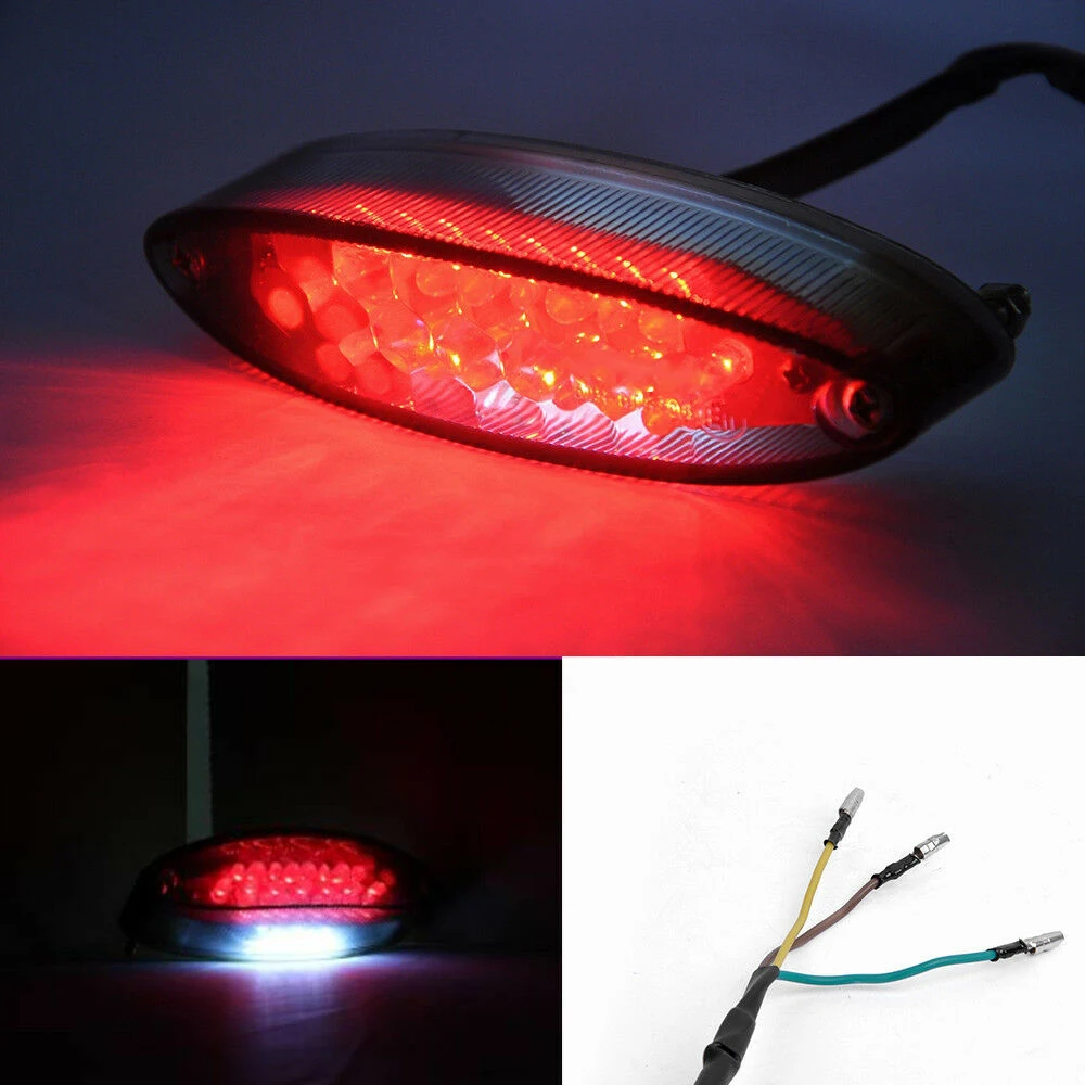 Motorcycle Smoke 28LED Tail Brake Light Rear Taillight For ATV LTZ King Quad Runner DR DRZ 650 400 LT