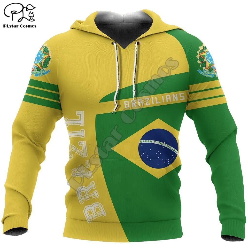 

PLstar Cosmos национальный герб флаг Бразилии толстовки с 3D принтом толстовки на молнии с капюшоном для мужчин и женщин повседневная уличная одежда стиль-8