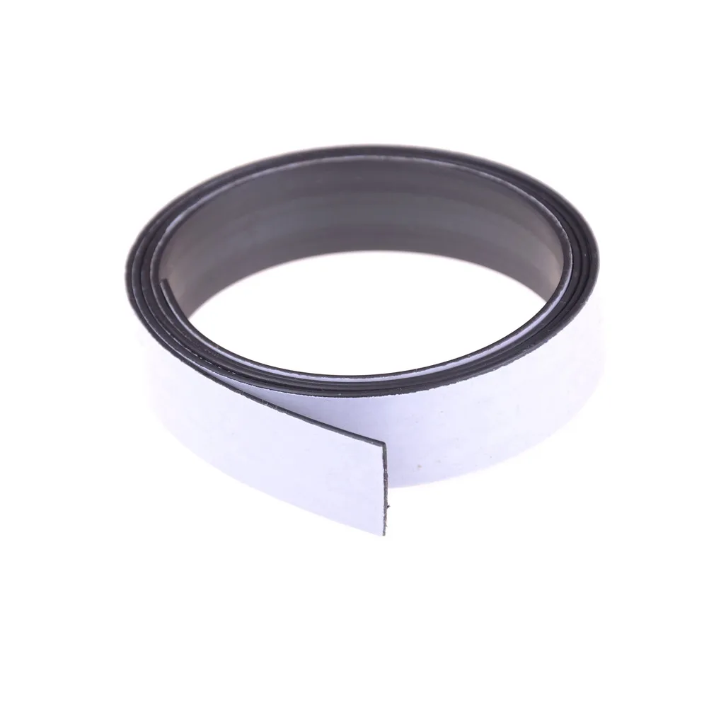 1 Meter/lot Anisotropy Rubber Magnet 10*1 mm with 3M self Adhesive Flexible Magnetic Strip Magnet Tape width 10mm thickness 1mm