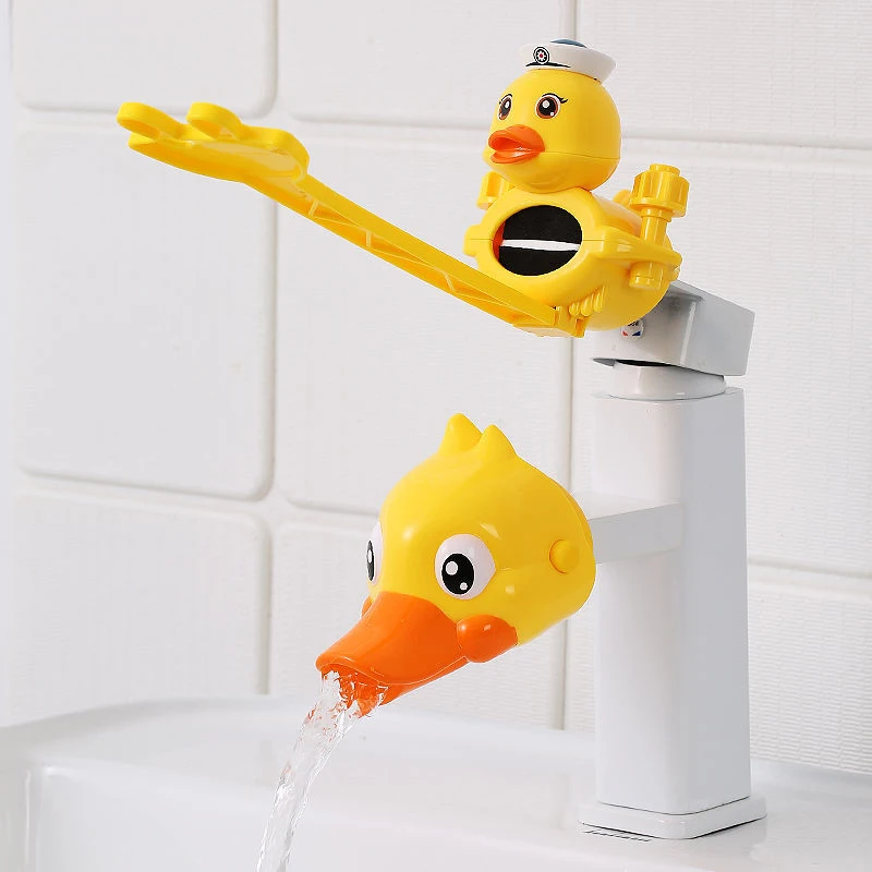 

Faucet Extender For Bathroom Kids Toddler Bath Toys Cartoon Handle Baby Washing Hands Tool Sink Accessories Water Spraying Tool