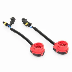 2pcs D2S D2C C2R D4S D4C D4R Xenon wiring for HID Bulb Socket Cable Adaptor Harness Adaptor