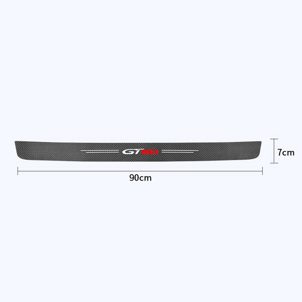 Car trunk Cloth fiber Car sticker decoration for Peugeot gt gti gtline 508 5008 3008 208 2008 308 Car Accessories Car stickers