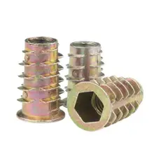 Zinc Alloy Flanged Nuts 50 pcs #5