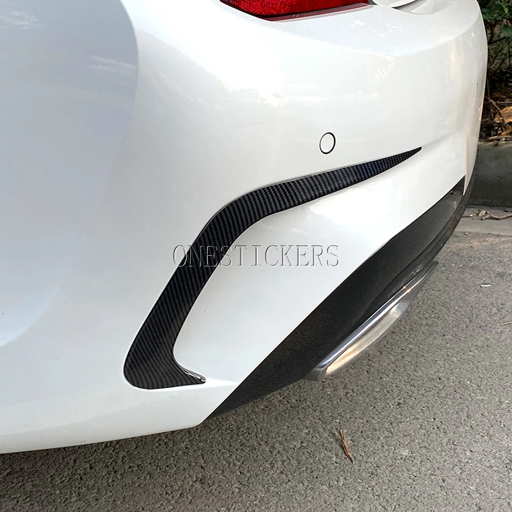 For BMW 3 Series G20 G28 318i 320i 325i 330i 2019 2020 2021 Car Accessories Rear Bumper Spoiler Side Wing Air Outlet Cover Trim