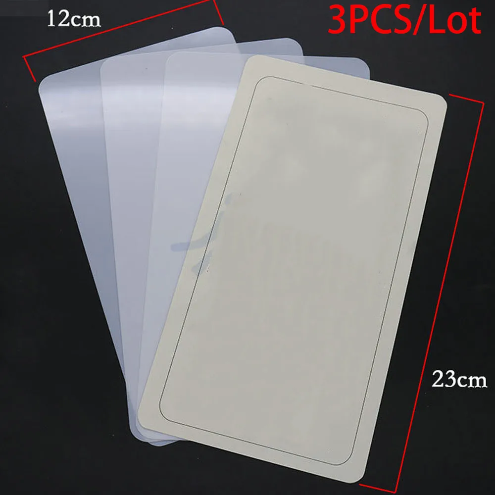 CHKJ 3 pcs/lot 23x12cm Toughness Nano Plastic-Steel Insert Sheet For HUK Wide Type Nano Insert Locksmith tools Free shipping