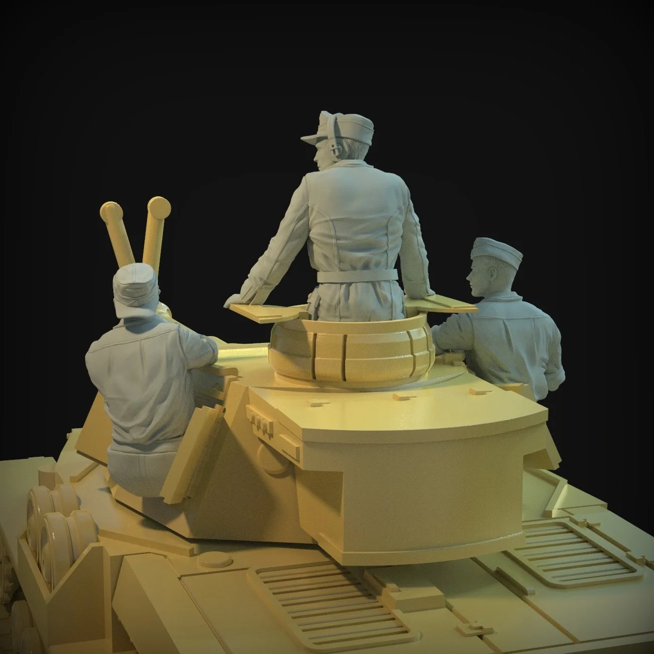 1/35 Resin Model Figure GK , Unassembled and unpainted kit