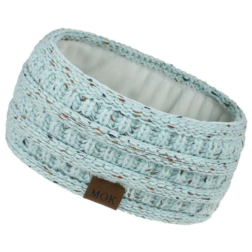 Crochet Knitting Woolen Headbands Winter Women Bohemia Weaving Cross Headbands Handmade Hairbands New Solid