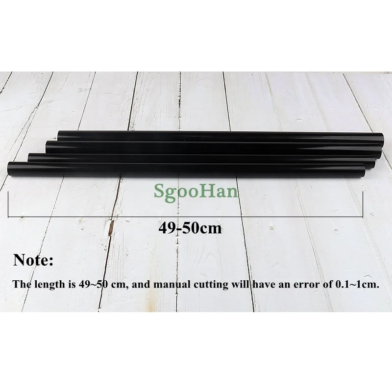 1~10pcs OD 20~75mm Black UPVC Pipe Aquarium Fish Tank PVC Tube Garden Irrigation System Watering Fittings 49~50cm Long