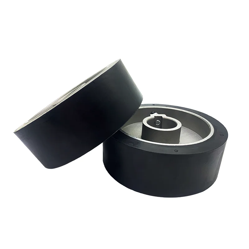 المطاط عجلة تغذية الأسطوانة للنجارة ، آلة استواء الخرسانة ، مادة ممتازة ، 4 Sider ، 140x35x50 مللي متر ، 1 قطعة