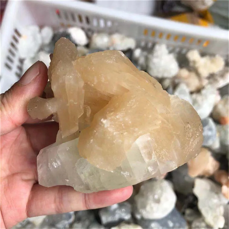 Natural Carved Apophyllite Geode Cluster Crystals Healing Stones For Decoration