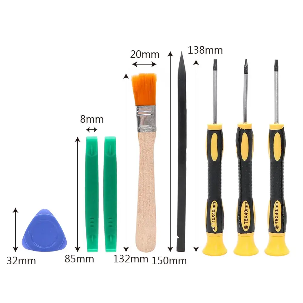 Opening Tools Set Screwdriver Torx T8 T6 T10 H35 8Pcs/Set For Xbox One Xbox 360 PS3 PS4 Screw Driver Repair Tool Kit