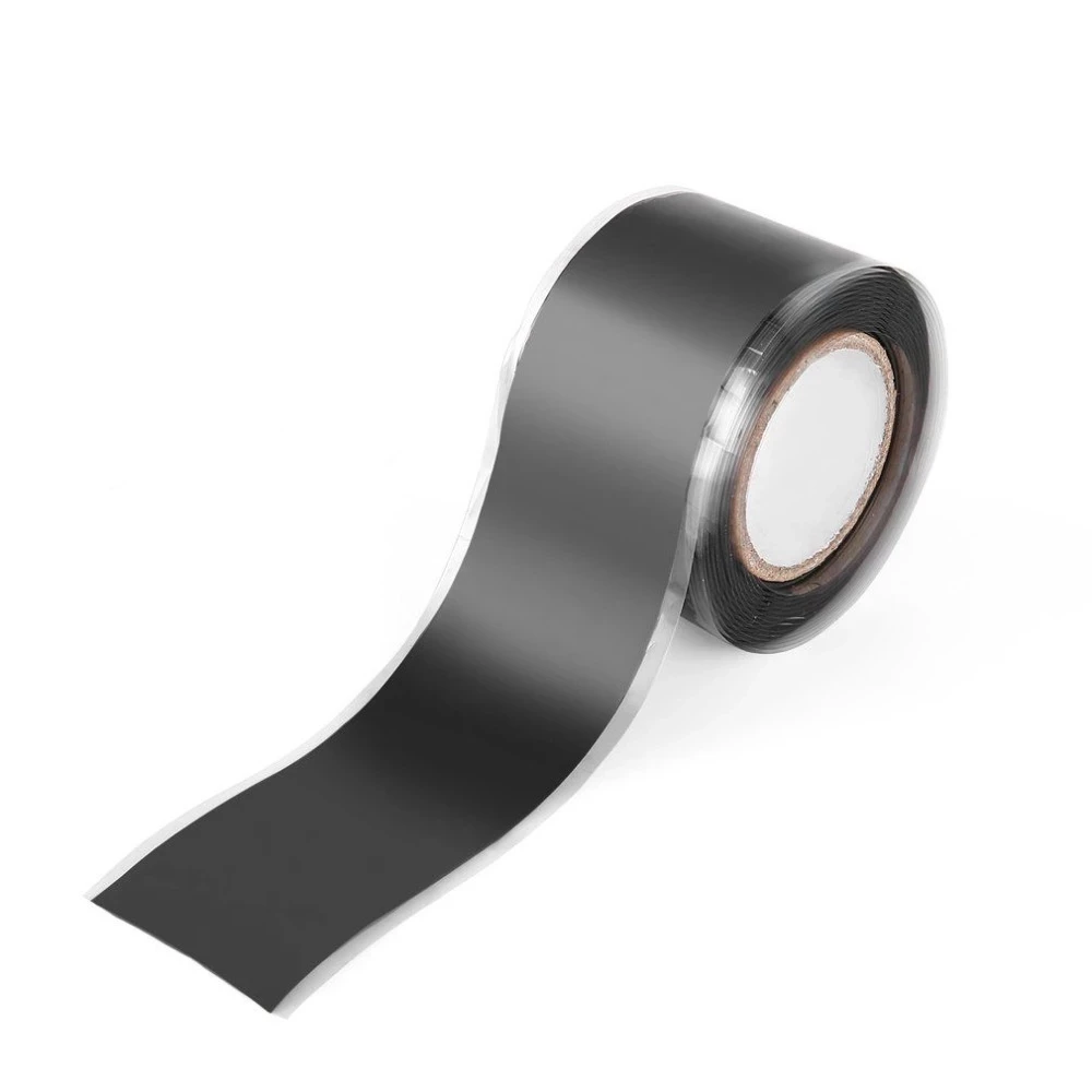 Repair Tape Self Fusing Wire Hose Bonding Rescue Performance Transparent Silicone Black Pipeline Seal Water Pipe Strong Repair