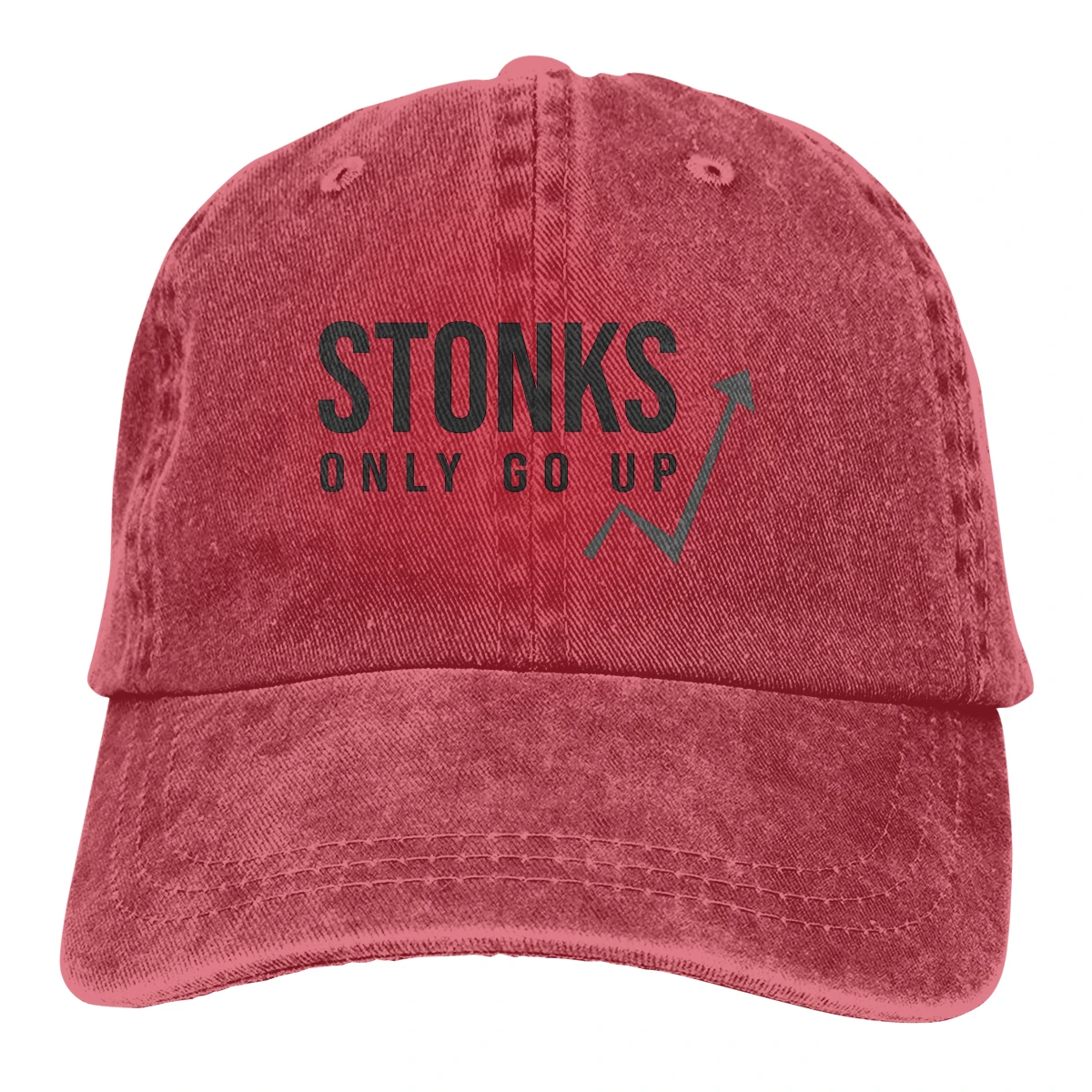 

Stonks Go Up Baseball Cap Men WSB WallStreetBets Bitcoin Caps colors Women Summer Snapback Caps