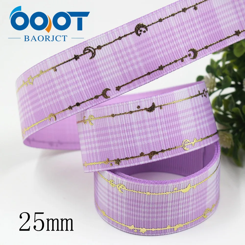 Ooot Baorjct I-191224-2817, 10 Yards 25 Millimetri Laser Argento Amore Stampato Nastro Del Grosgrain Fai da Te Copricapo da Sposa Regalo Materiale