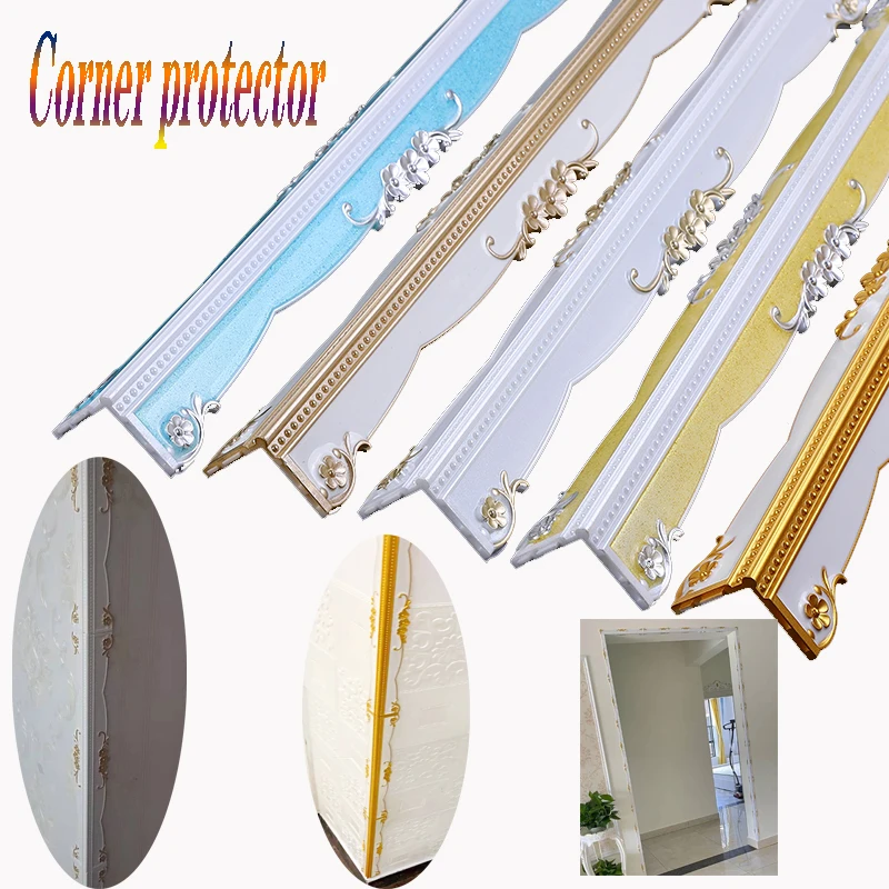 European-style corner guards anti-collision corner strips tile wall cloth paper crimping line door and window sleeve line