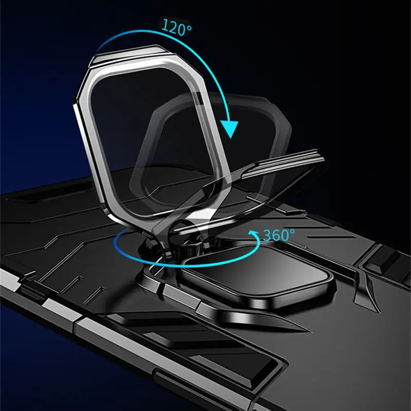 Magnetic Ring Holder Case For Realme X2 Pro XT Case Armor Finger Ring Back Cover For OPPO Realme X2 X2pro Phone Case Coques
