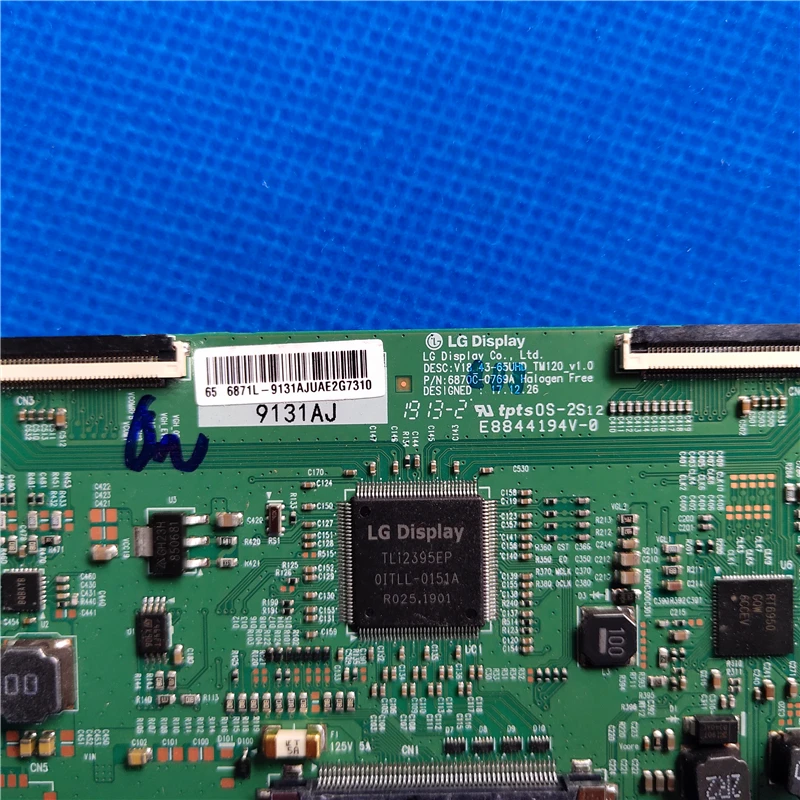 Good test for L65M5-5A logic board 6870C-0769A 65U2963DB 6871L-9131A 6871L-5655B 5656A 65PFL5603/F7 65PFL5604/F7 T-CON board