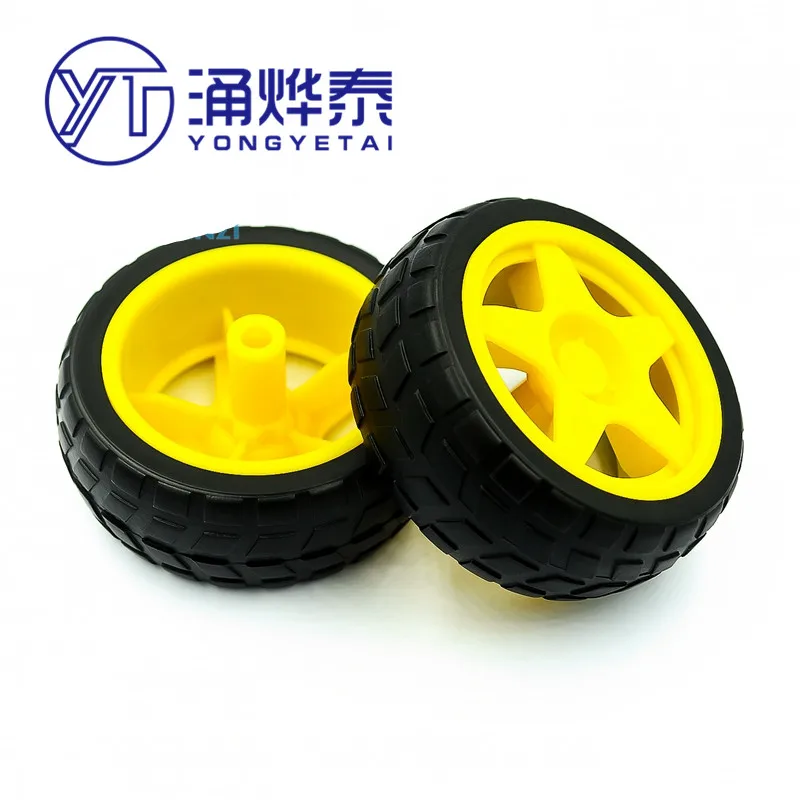 

YYT Rubber wheels/robots/tracking and patrol car accessories Smart car tires chassis wheels