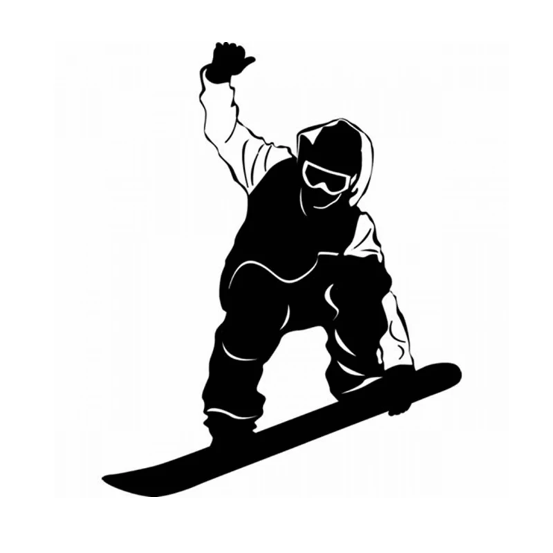 Snowboarding Ski Wall Sticker Decal Skiing Posters Board Vinyl Wall Decals Pegatina Decor Mural Ski Car Snowboard Decal Sticker