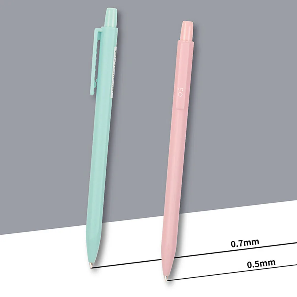 6 teile/los Morandi Farbe Druckbleistift für Schüler Reine Farbe 0,5mm/0,7mm – Detail 4