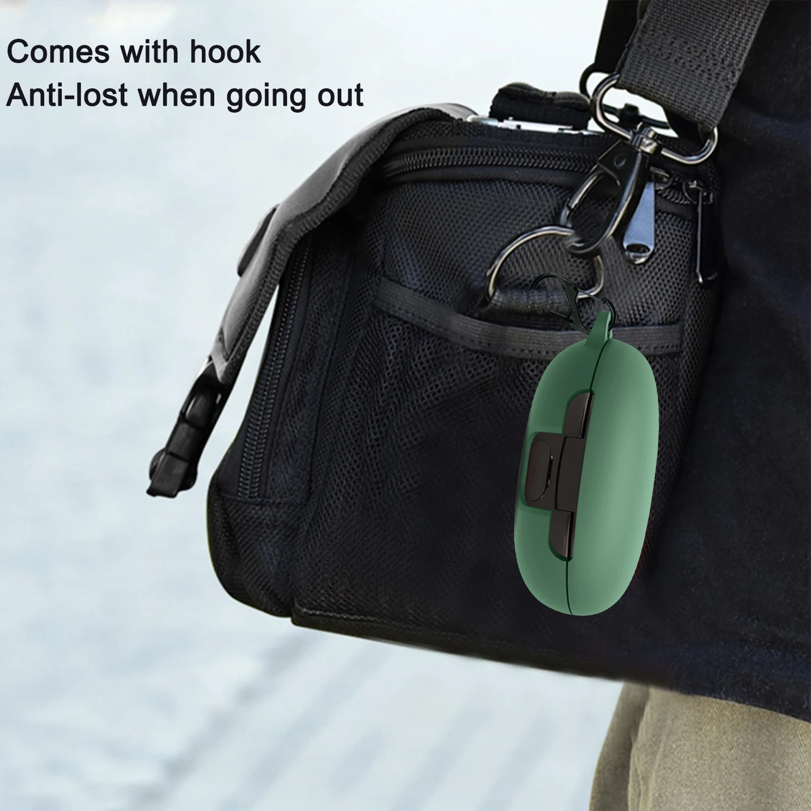 For Soundcore Liberty 2 Pro Bluetooth Earphone Protective Case Shockproof Anti-scratch Liquid Silicone Earphone Cover Shell