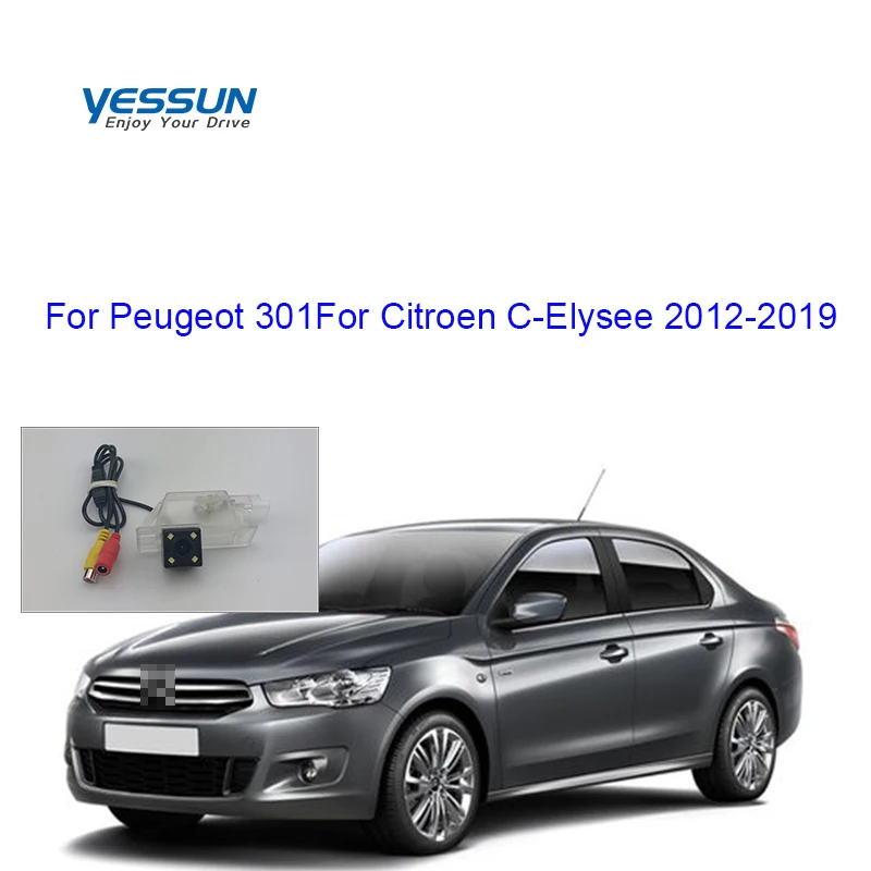 Rear view Camera For Peugeot 301 For Citroen C-Elysee 2012-2019 CCD camera/car license plate camera