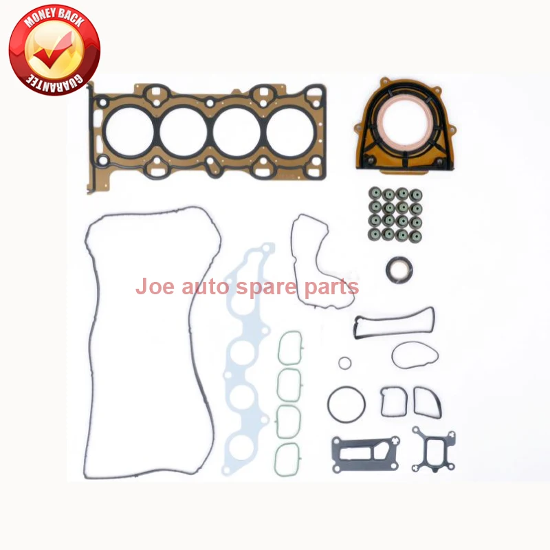 

Q7DA QQDA QQDB Engine Full gasket kit for Ford FOCUS II C-MAX C MAX CMAX 1.8L 1798CC 2004- 50290000