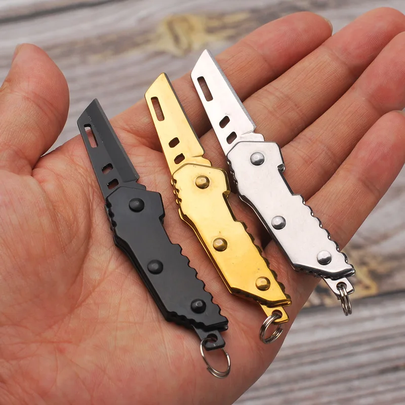 

Mini knife, portable outdoor fruit knife, Camp folding knife