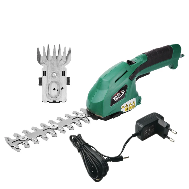 

Free Shipping Electric Hedge Trimmer 2 in 1 7.2V Cordless Household Trimmer Rechargeable Weeding Shear Pruning Mower HT2668