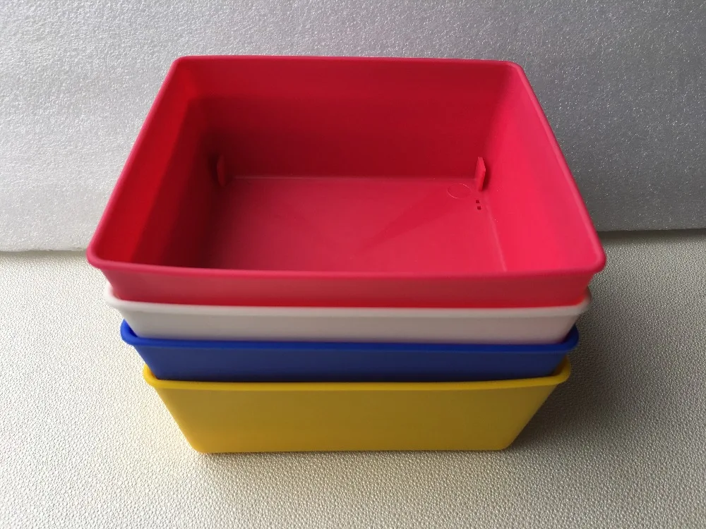 Caja de trabajo para laboratorio Dental, bandeja con soporte de Clip, Color rojo, nuevo, 1 unidad