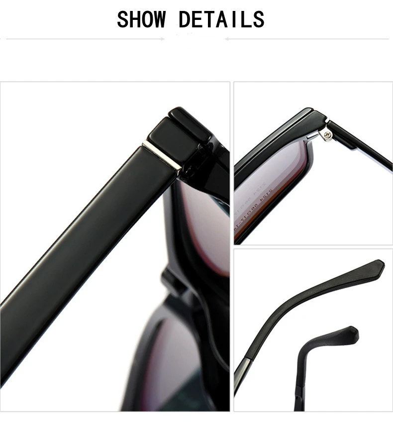 YIMARUILI Multifunktions-Sonnenbrille mit optischer Sehstärke, magnetische Clip-on-Sonnenbrille für Herren, Anti-Ultraviolett-Fahrbrille 2126 – Detail 8