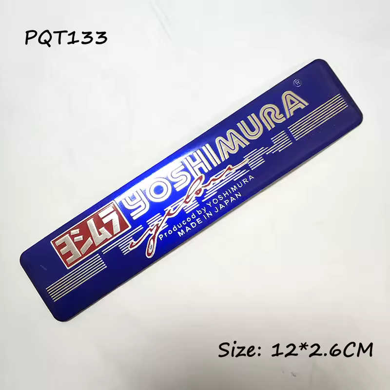 Motorcycle Exhaust Pipes Decal Sticker Aluminium 3D Heat-resistant Muffler Decals Sticker For Yoshimura Honda Yamaha Suzuki BMW - Image 13