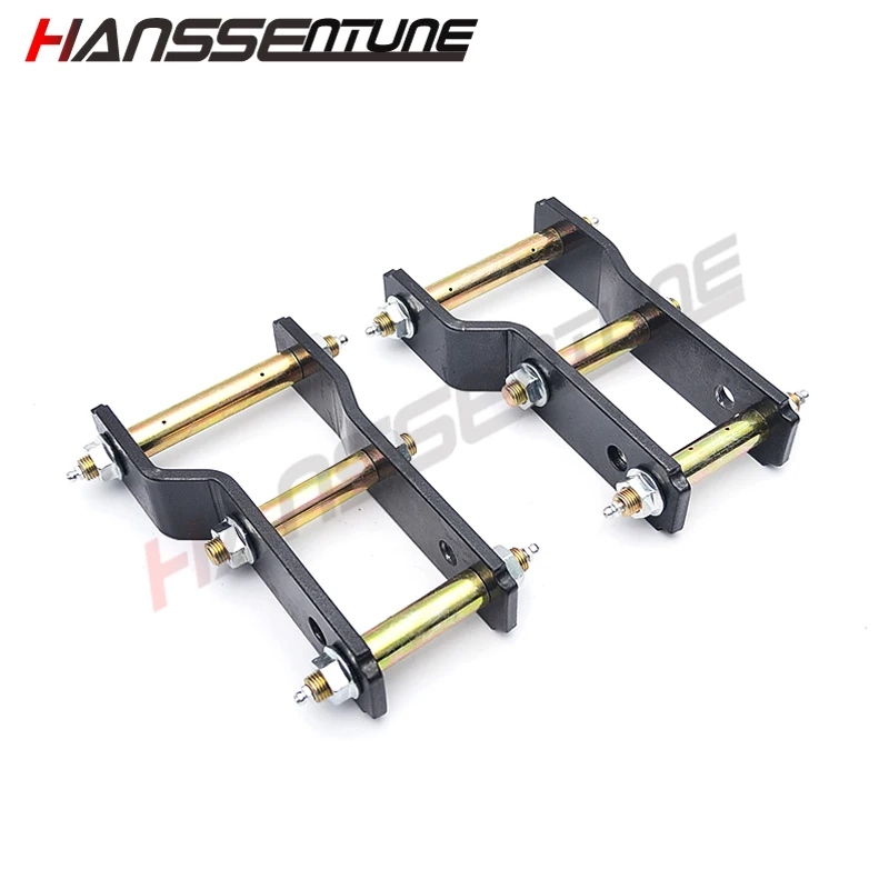 

HANSSENTUNE 4x4 Accessories steel Extended shackle 2" Lift Kits Rear Greasable Shackles Kits for Ranger T6 T7 T8/ BT50 2012+