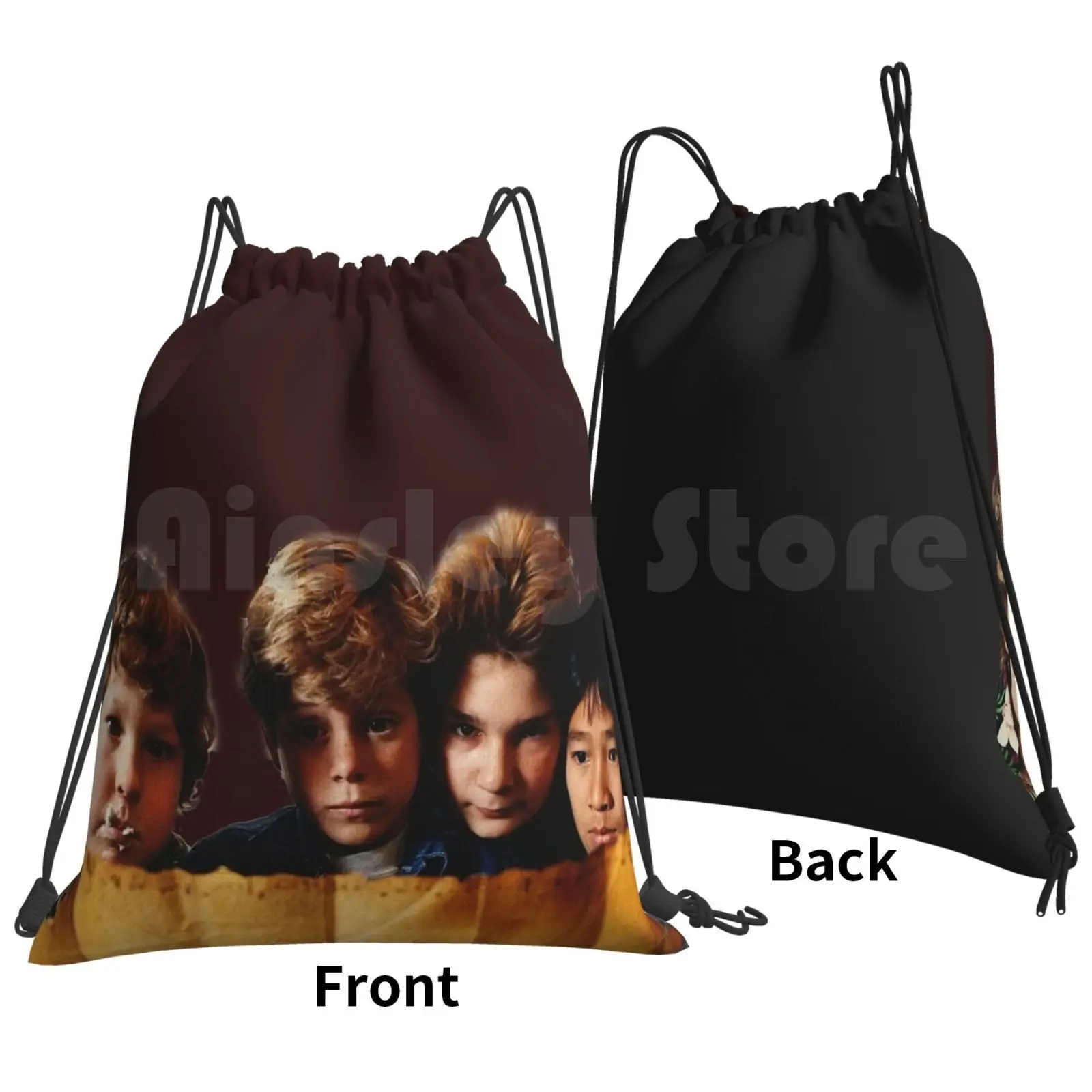 The Beginning Of Adventure Backpack Drawstring Bags Gym Bag Waterproof Goonies Nineties 90s Film Movies 90s Movies